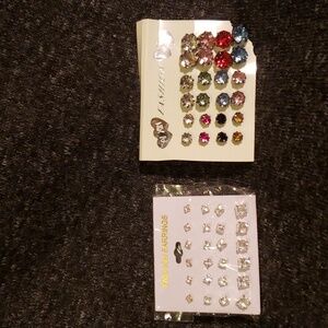 2 packs of fashion earring studs